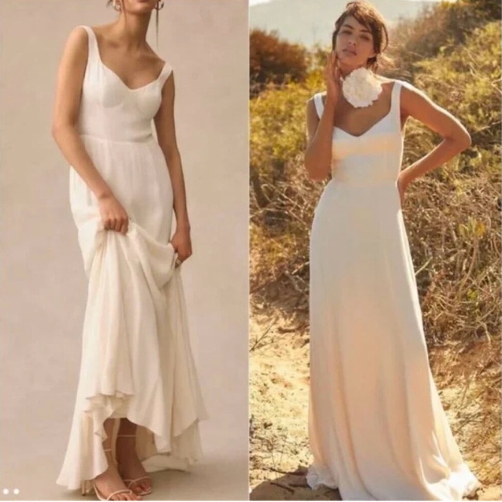 Reformation Lecce Dress in Ivory Bridal Wedding Maxi Gown Womens Size 6 NWT